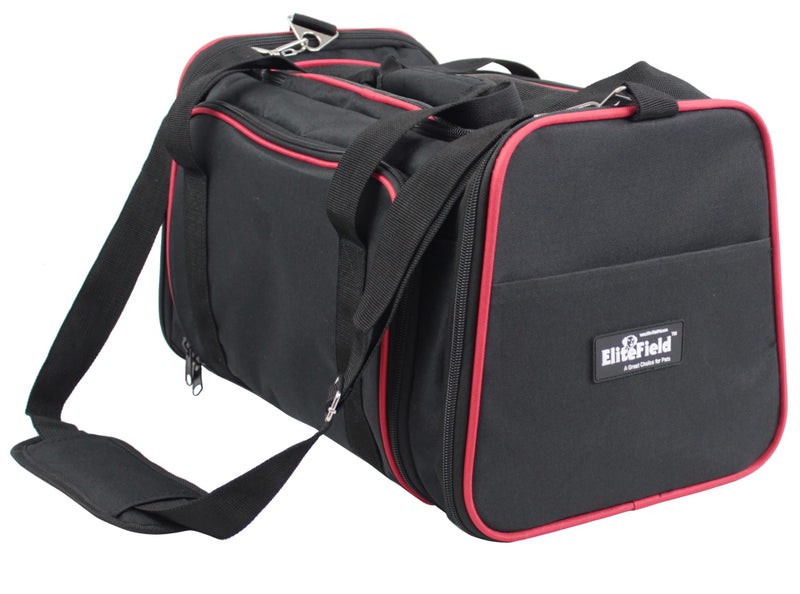 EliteField Expandable Soft Pet Carrier (3 Year Warranty, Airline Approved), Multiple Sizes and Colors Available (20" L x 12" W x 11" H, Black) - Image 2
